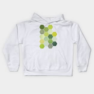 Shades of Green Kids Hoodie